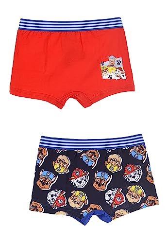 Paw Patrol Chase Marshall Rubble Jungen Kinder Unterhosen Boxershorts Set 2 TLG. (as3, Numeric, Numeric_116, Numeric_128, Regular) von Sun City