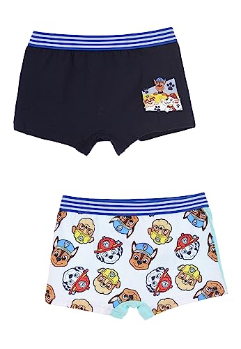 Paw Patrol Chase Marshall Rubble Jungen Kinder Unterhosen Boxershorts Set 2 TLG. (as3, Numeric, Numeric_116, Numeric_128, Regular) von Sun City