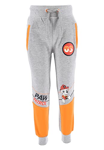 Paw Patrol Kinder Jogging-Hose Jungen Trainingshose gefüttert Marshall, Farbe:Grau, Größe Kids:110 von Sun City