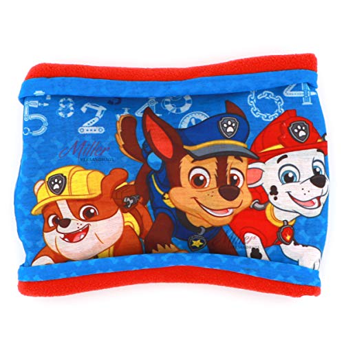 Sun City Paw Patrol Schlauchschal für Jungen mit Rubble Chase & Marshall, blau/rot von Sun City