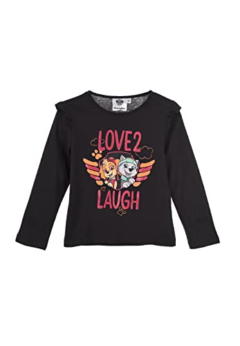 Paw Patrol Skye und Everest Kinder Mädchen Langarm-Shirt Longsleeve Oberteil (Grau, 98) von Sun City