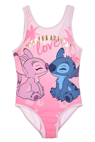 Stitch Summer Love Badeanzug für Mädchen und Mädchen, Rosa, 6 Jahre von Sun City