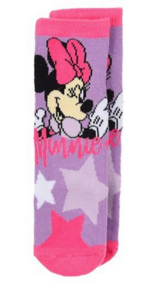 Sun City ABS-Socken Minnie Maus Mouse ABS Antirutsch Rutschfeste Kinder Socken Strümpf (1-Paar) Stoppersocken von Sun City