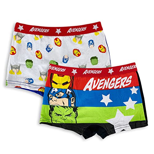 Sun-City Avengers Jungen Boxershort Unterwäsche Unterhose 2er Set Hulk, Ironman und Captain America (104/110) von Sun-City
