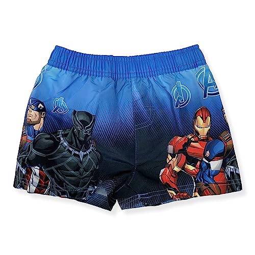 Sun City Avengers Kinder Badehose Jungen Badeshorts Schwimmhose Bermuda Shorts (as3, Numeric, Numeric_104, Regular, Blau) von Sun City