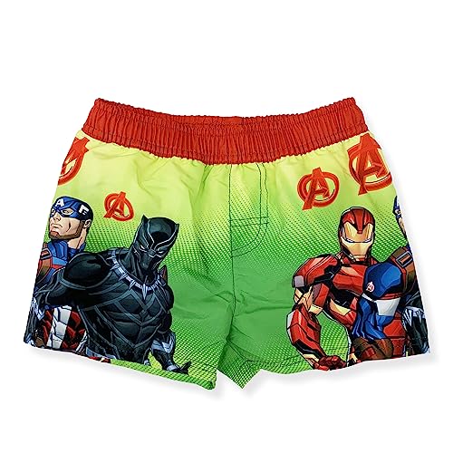 Sun City Avengers Kinder Badehose Jungen Badeshorts Schwimmhose Bermuda Shorts (as3, Numeric, Numeric_104, Regular, Rot) von Sun City