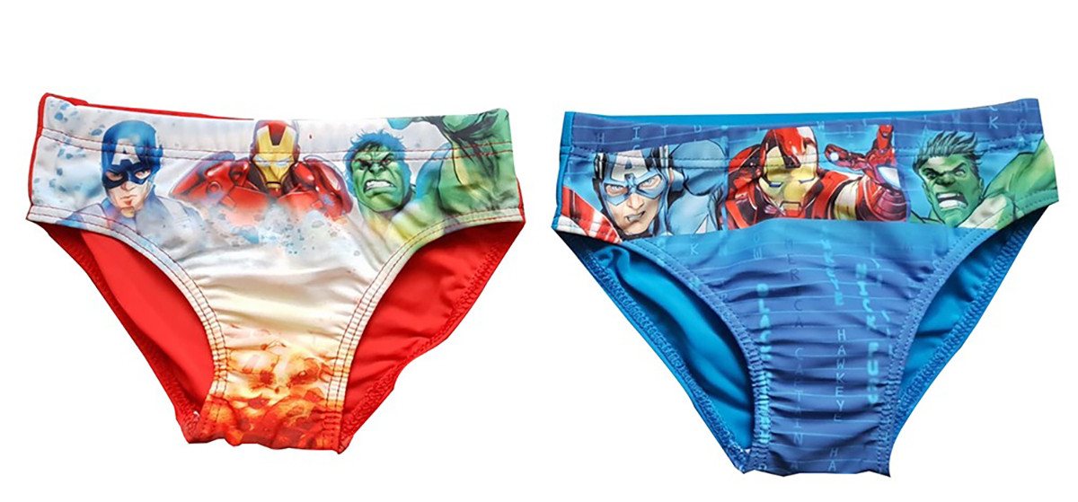 Sun City Badehose Avengers Bade-Slips 2er Set Blau / Rot 10 Jahre Größe 140 (Avengers Bade-Slips 2er Set Blau / Rot 10 Jahre Größe 140, Avengers Bade-Slips 2er Set Blau / Rot 10 Jahre Größe 140) von Sun City