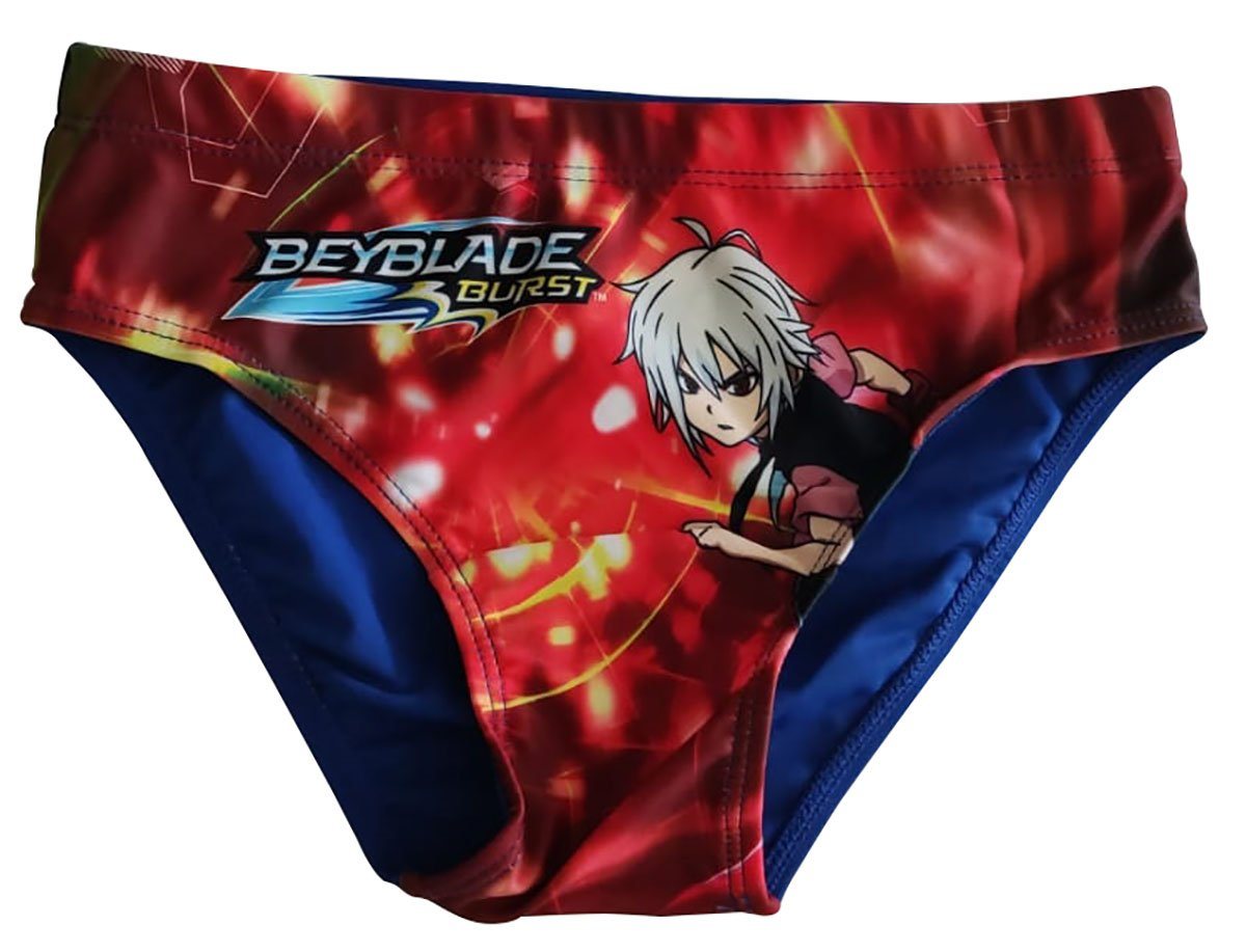 Sun City Badehose Beyblade Burst Shu Kurenai Badehose Badeslip blau für Kinder, Jungen G von Sun City