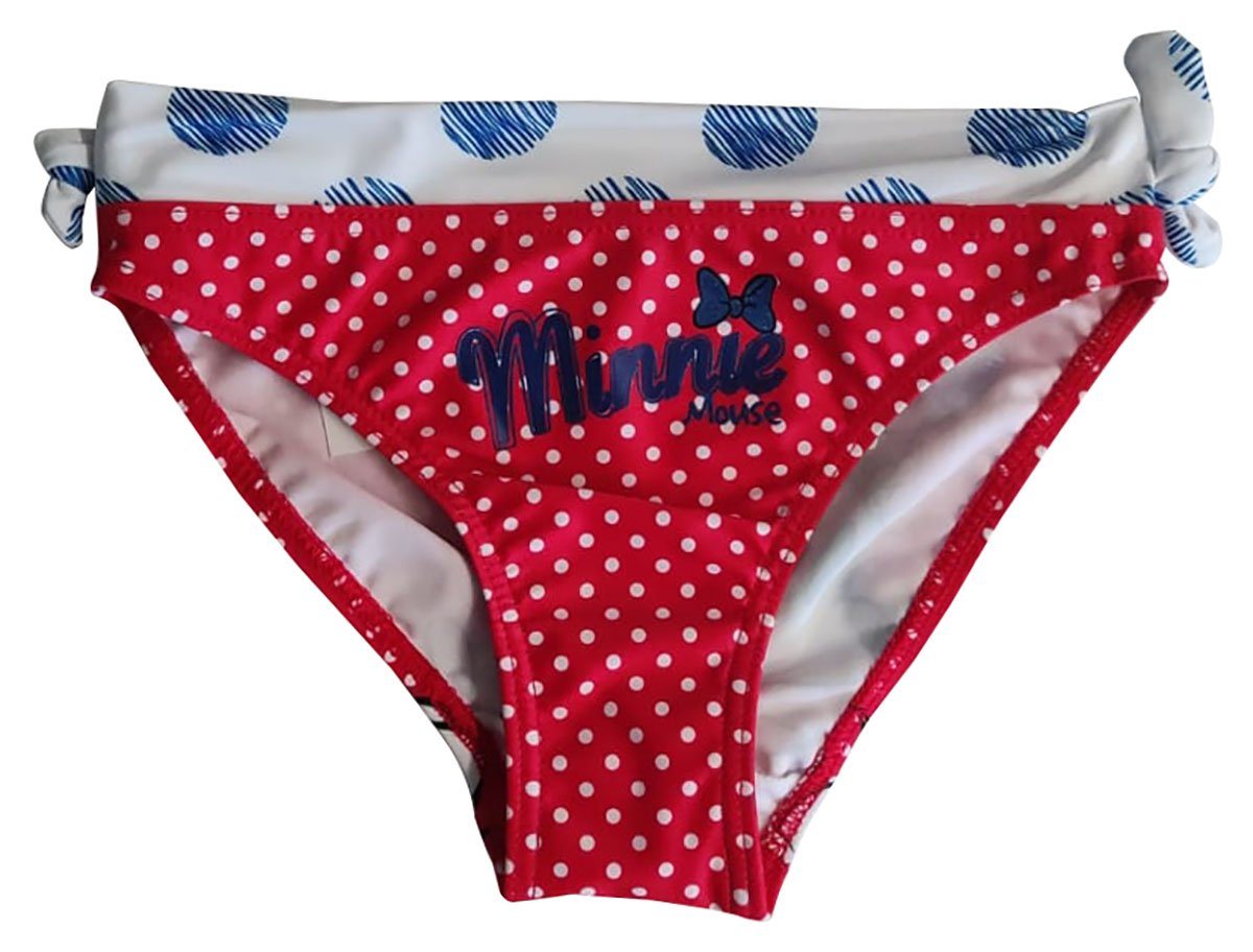 Sun City Badeslip Disney Minnie Maus Badehose, Badeslip, Badeanzug für Kinder, rot mit w (Disney Minnie Maus Badehose, Badeslip) von Sun City