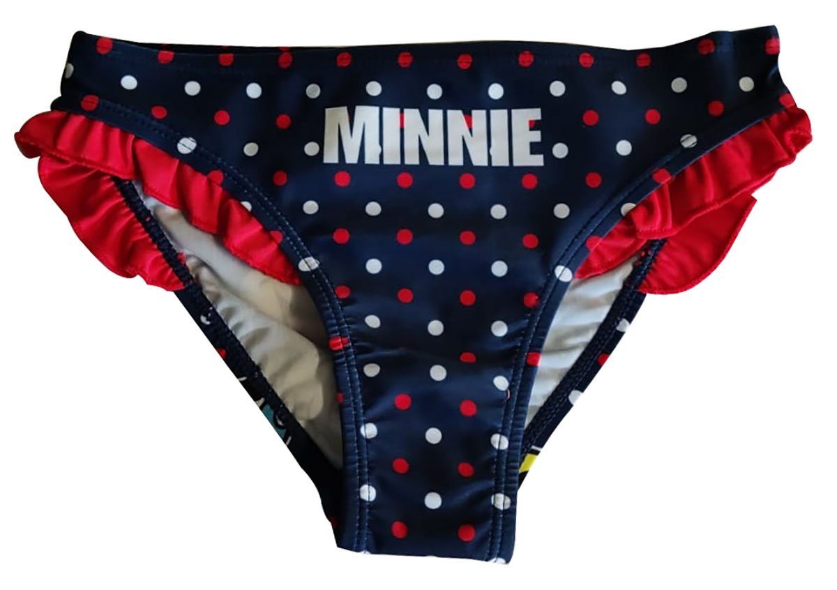 Sun City Badeslip Disney Minnie Maus Badehose, Badeslip für Mädchen, blau-rot gepunktet, (Disney Minnie Maus Badehose, Badeslip für Mädchen) von Sun City