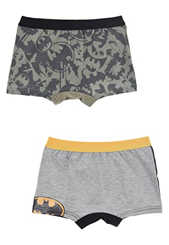 Sun City Batman Jungen Kinder Unterhosen Boxershorts Set 2 TLG, Größe Kids:116-128 von Sun City