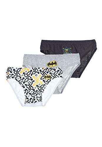 Sun City Batman Jungen Kinder Unterhosen Schlüpfer UNterwäsche 3er Pack, Größe:92-98 von Sun City