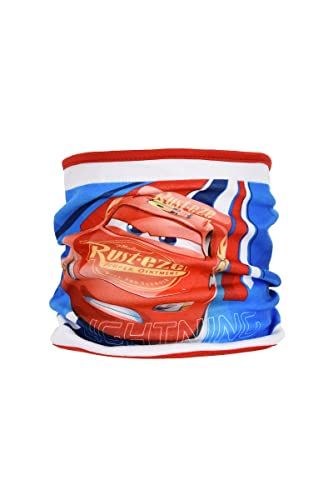 Sun City Cars Lightning Mcqueen Kinder Jungen Polar Fleece Schlauchschal Winter-Schal Loop (Rot) von Sun City