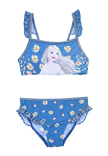 Sun City Frozen - Die Eiskönigin Anna & ELSA Bikini Bade-Set Badeanzug Bademode (as3, Numeric, Numeric_116, Regular) von Sun City