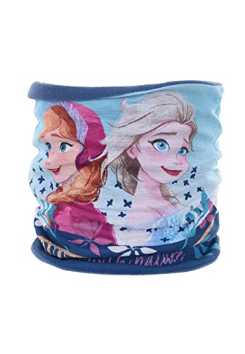 Sun City Frozen - Die Eiskönigin Elsa Anna Kinder Mädchen Schlauch-Schal Loop Bandana, Farbe:Dunkel-Blau von Sun City