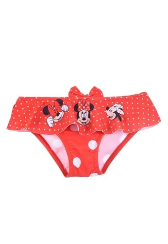 Sun City Minnie Mouse Kinder Mädchen Badehose Badeslip Heritage, Farbe:Rot, Größe Kids:86 von Sun City