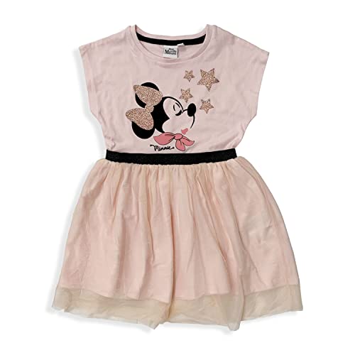 Sun City Minnie Mouse Kinder Sommer-Kleid Tüll-Kleid, Farbe:Rosa, Größe Kids:116 von Sun City