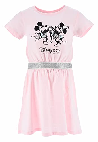 Sun City Minnie Mouse Retro Sommerkleid Kleid Kurzarm-Kleid (as3, Numeric, Numeric_104, Regular, Pink) von Sun City