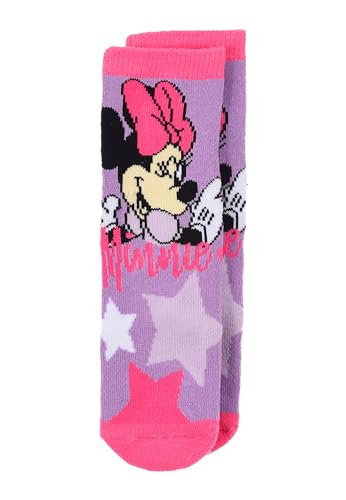 Sun City Minnie Mouse Socken Anti-Rutsch-Socken Stopper-Socken Kinder Mädchen, Größe:23/26 von Sun City