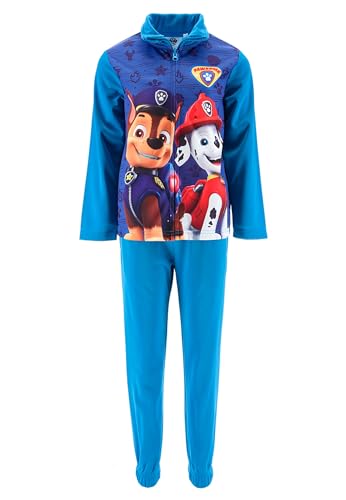 Sun City Paw Patrol Kinder Trainings-Jacke mit Jogging-Hose Jogging-Anzug Trainings-Anzug Chase Marshall, Farbe:Blau, Größe Kids:110 von Sun City