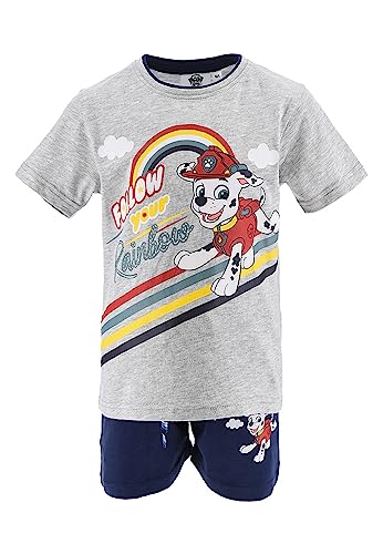 Sun City Paw Patrol Marshall Kinder Sommer-Set Jungen T-Shirt und Shorts Kurze Hose Set, Größe Kids:116 von Sun City