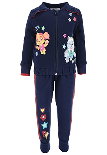 Sun City Paw Patrol Skye Everest Jogging-Anzug Sweat-Jacke mit Jogging-Hose Trainings-Anzug, Farbe:Dunkel-Blau, Größe Kids:116 von Sun City