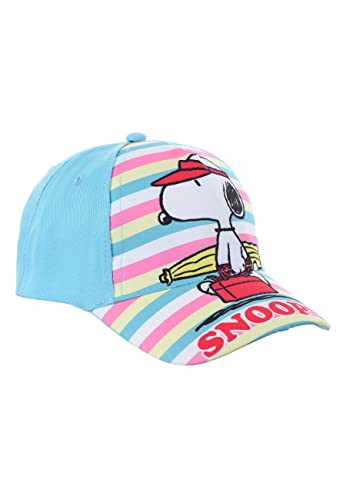 Sun City Peanuts Snoopy Kinder Kappe Mädchen Baseball-Cap Mütze, Farbe:Türkis, Größe:54 von Sun City