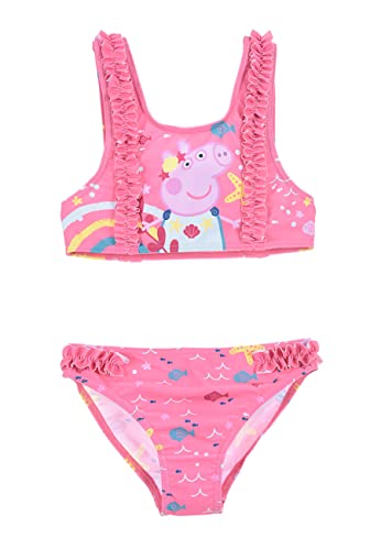 Sun City Peppa Wutz Pig Bikini Bade-Set Badeanzug Bademode (as3, Numeric, Numeric_110, Regular) von Sun City