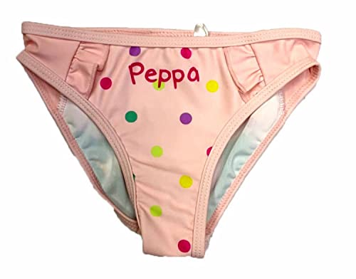 Sun City Peppa Wutz Pig Kinder Mädchen Badehose Badeslip Bikini-Hose (110, Rosa) von Sun City