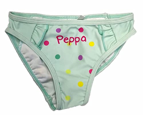 Sun City Peppa Wutz Pig Kinder Mädchen Badehose Badeslip Bikini-Hose (116, Türkis) von Suncity