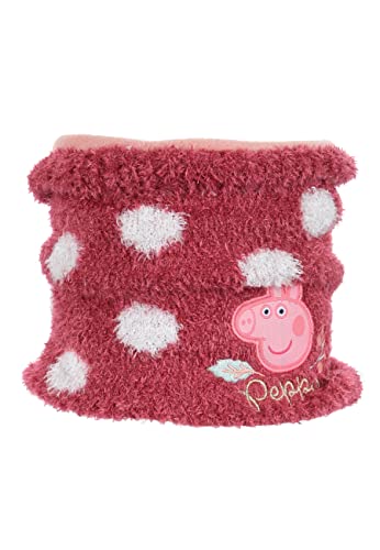 Sun City Peppa Wutz Pig Kinder Schal Schlauchschal Loop Snood, Farbe:Pink von Sun City