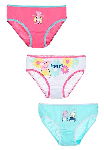 Sun City Peppa Wutz Pig Kinder Unterhosen Mädchen Schlüpfer Slips 3er Pack (as3, Numeric, Numeric_116, Numeric_128, Regular) von Sun City