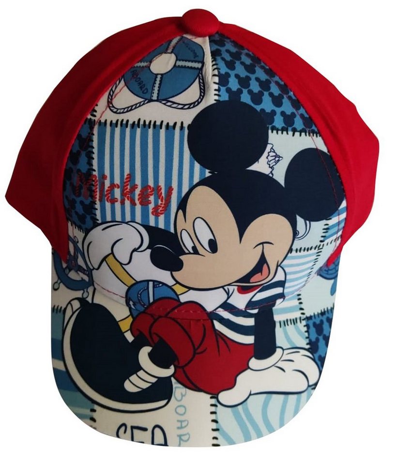 Sun City Schirmmütze Disney Mickey Maus Kappe Basecap Mütze Patchwork M (Disney Mickey Maus Kappe Basecap Mütze) von Sun City