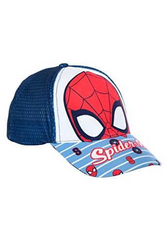 Sun City Spider-Man Kinder Kappe Jungen Baseball-Cap Mütze Sommer-Hut, Farbe:Blau, Größe:54 von Sun City