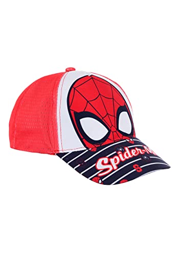 Sun City Spider-Man Kinder Kappe Jungen Baseball-Cap Mütze Sommer-Hut, Farbe:Rot, Größe:52 von Sun City
