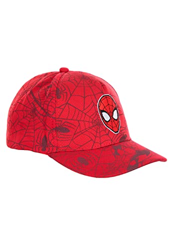 Sun City Spider-Man Kinder Kappe Jungen Baseball-Cap Mütze Sommer-Hut, Farbe:Rot, Größe:54 von Sun City