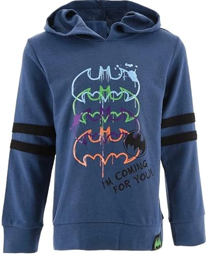 Sun City Spiderman Batman Kapuzenpullover Hoodie Jungen Kapuzenjacke mit Reißverschluss Warm Jacke Gr. 104-128cm Sweatshirt Winter Kinder Geschenk 104 von Sun City