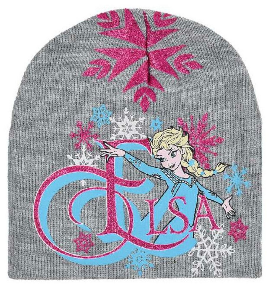 Sun City Strickmütze Frozen Elsa Die Eiskönigin Winter Mütze Kinder Mädchen Beanie (1-St) von Sun City