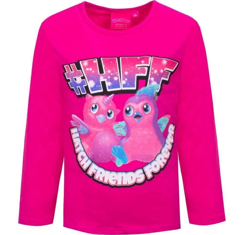 Sun City T-Shirt Hatchimals Langarmshirt, grau, oder pink, in den Größen 98 bis 116 von Sun City