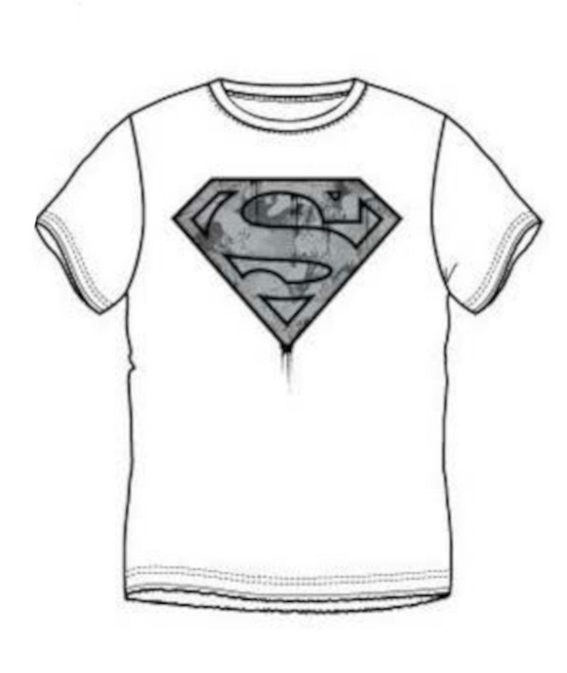 Sun City T-Shirt Superman Herren T-Shirt Baumwolle kurzarm Shirt (1-tlg) von Sun City