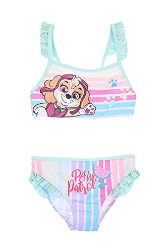 Suncity Mädchen Paw Patrol Badeanzug Bikini-Set, Turquo, 4 Jahre von Suncity