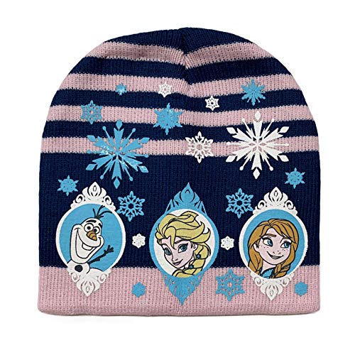 Wintermütze Disney Frozen Olaf Anna und Elsa Mädchen 3394, Blau 54 von Sun City