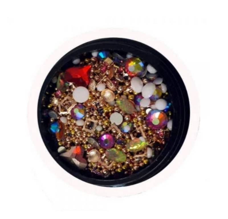 Sun Garden Nails Nageldesign Zubehör Nail Art Juwelen Strass Steine Mix Nr. 09 - Strasssteine - Pailletten von Sun Garden Nails