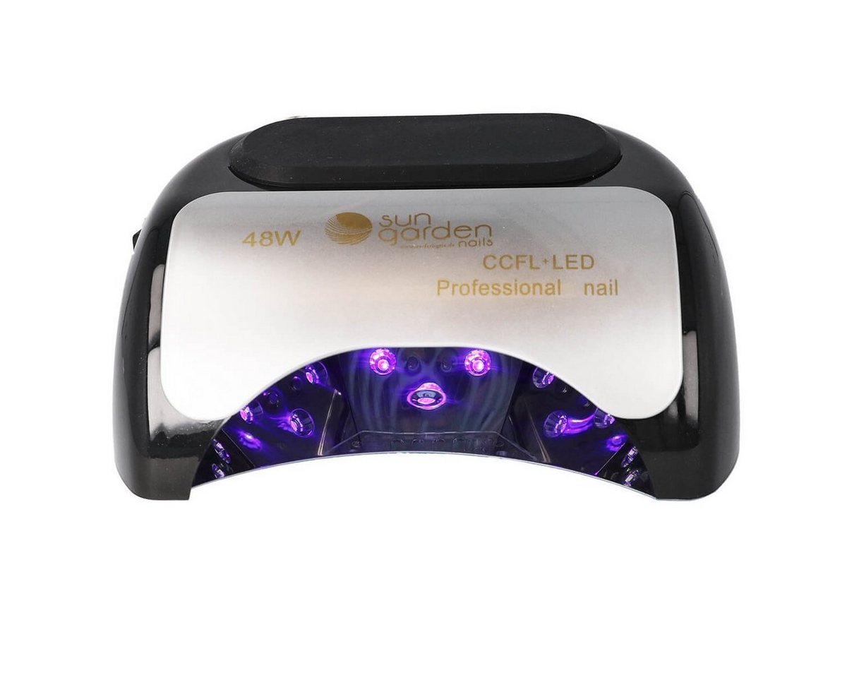 Sun Garden Nails Lichthärtungsgerät UV Lampe K18 schwarz 48W CCFL-LED, UV-Gerät, Dual LED Gerät mit Timer von Sun Garden Nails