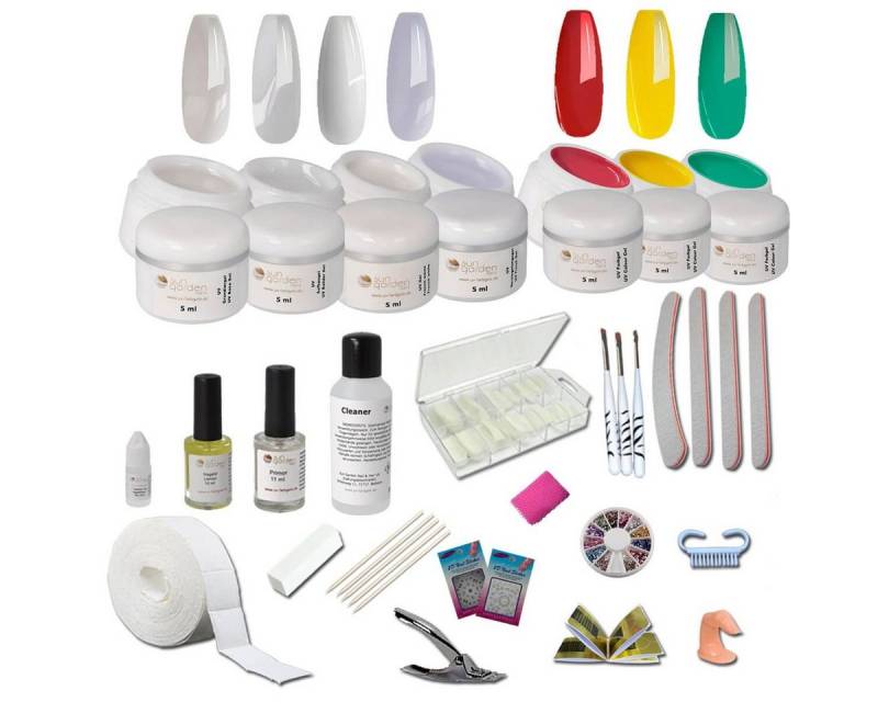 Sun Garden Nails Nagellack-Set Nagelstudio Nail Set ohne UV Gerät "Galaxy" von Sun Garden Nails