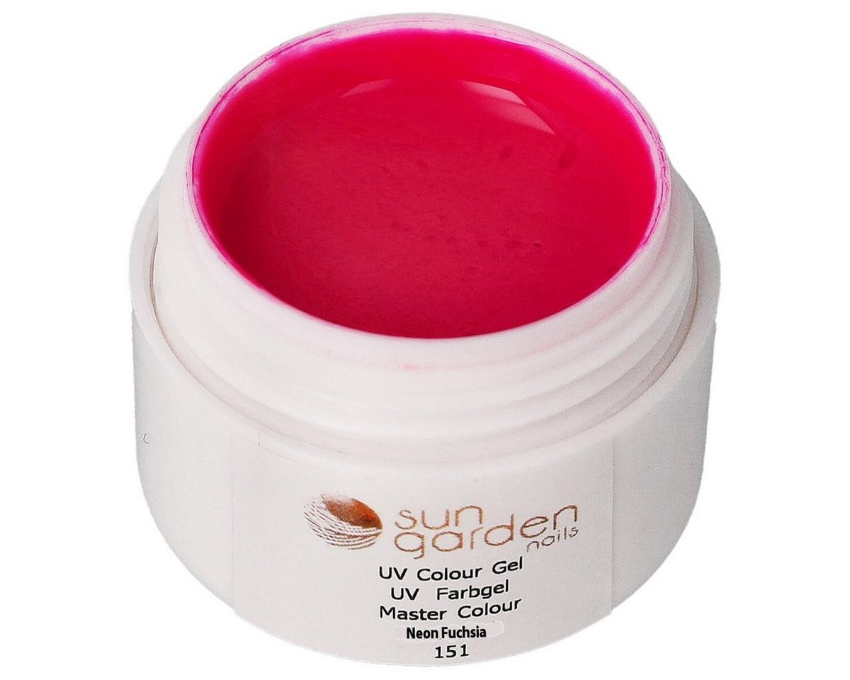 Sun Garden Nails UV-Gel N°151 UV Master Color Gel - Farbgel - Neon Fuchsia 5 ml von Sun Garden Nails