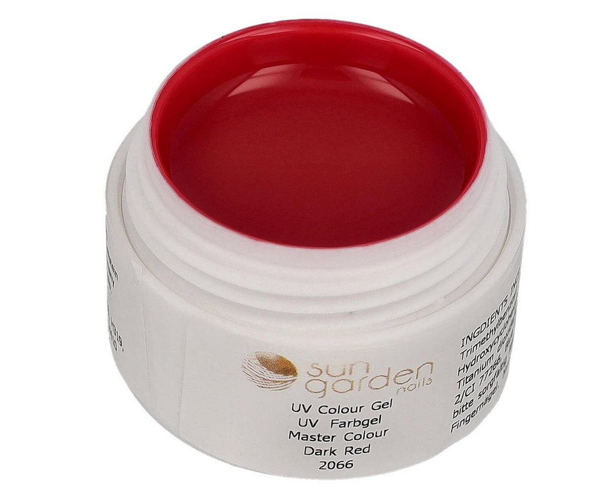 Sun Garden Nails UV-Gel Master Color - Supreme Line N°2066 Dark Red 5ml - UV Color Gel von Sun Garden Nails