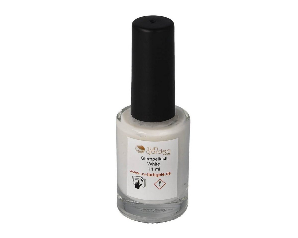 Sun Garden Nails UV-Gel Stempellack white 11 ml von Sun Garden Nails