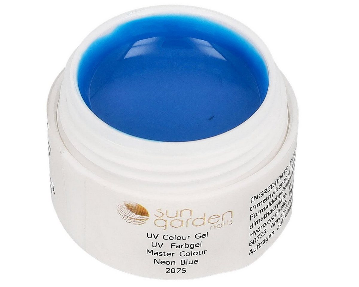 Sun Garden Nails UV-Gel Master Color - Supreme Line N°2075 Neon Blue 5 ml - UV Color Gel von Sun Garden Nails
