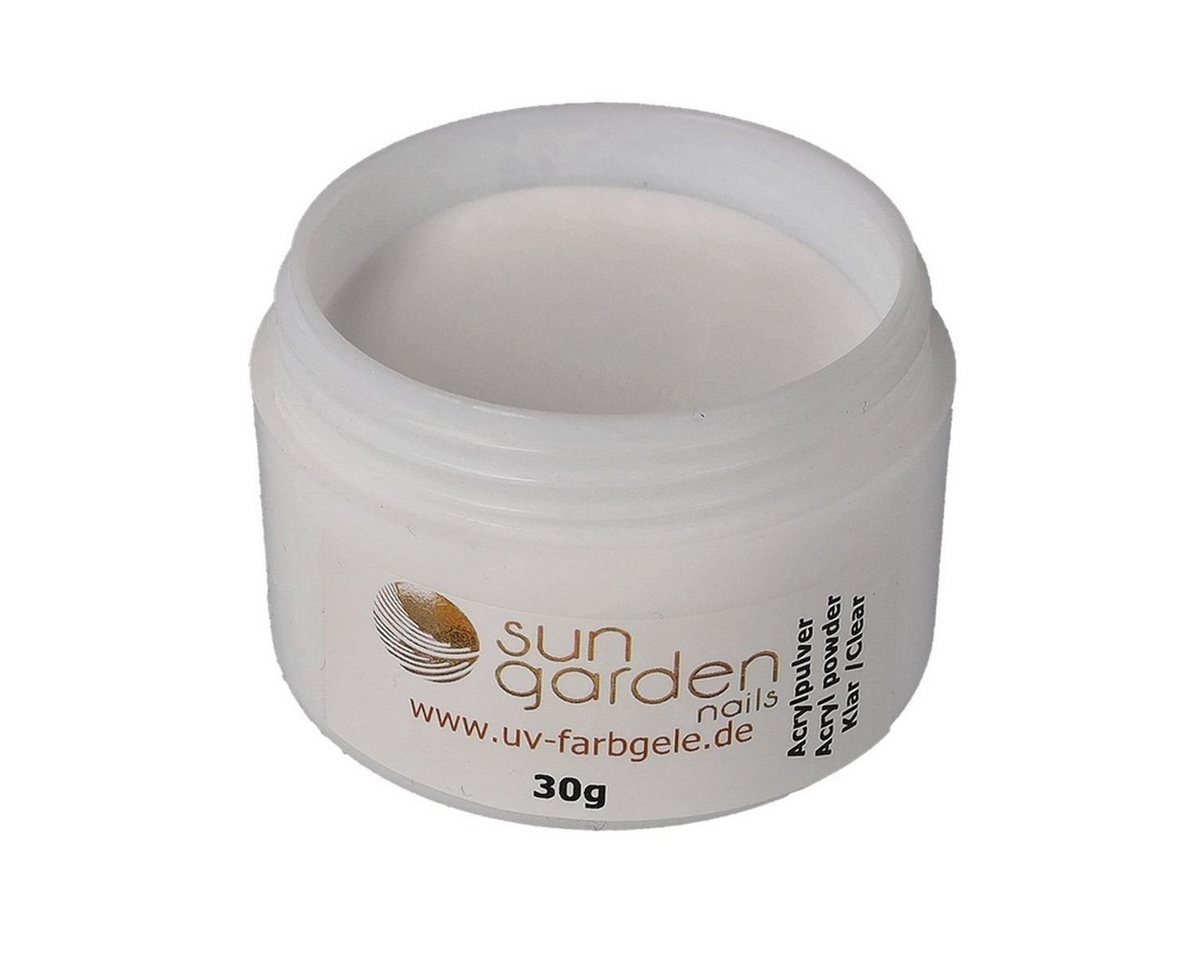 Sun Garden Nails UV-Gel Acryl Pulver klar 30g von Sun Garden Nails